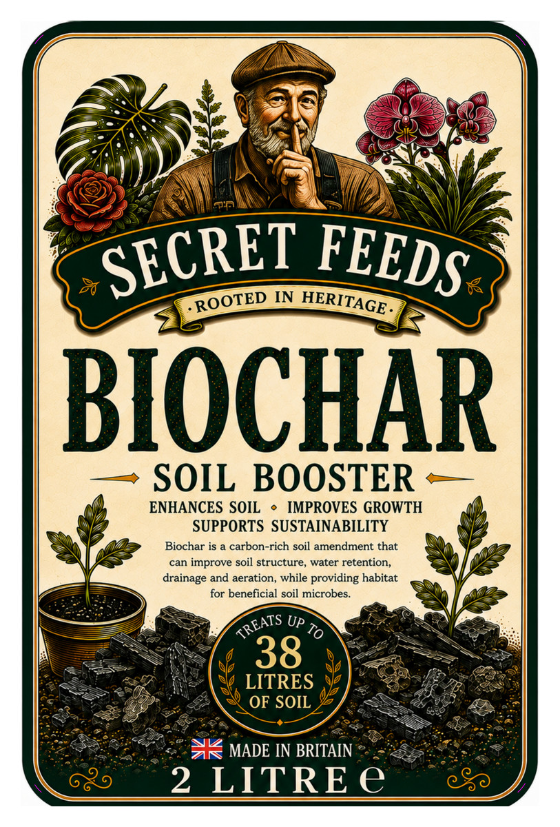 Secret Feeds Biochar 2 Litre pouch