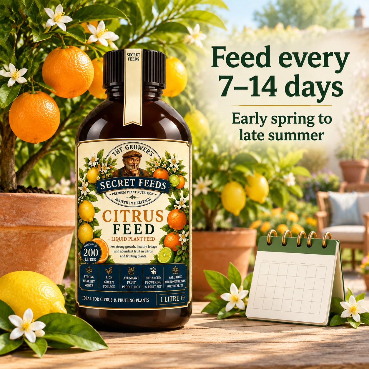 Secret Feeds Citrus Feed 1 Litre – when to use