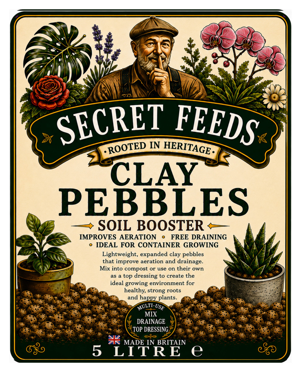 Secret Feeds Clay Pebbles 5 Litre pouch