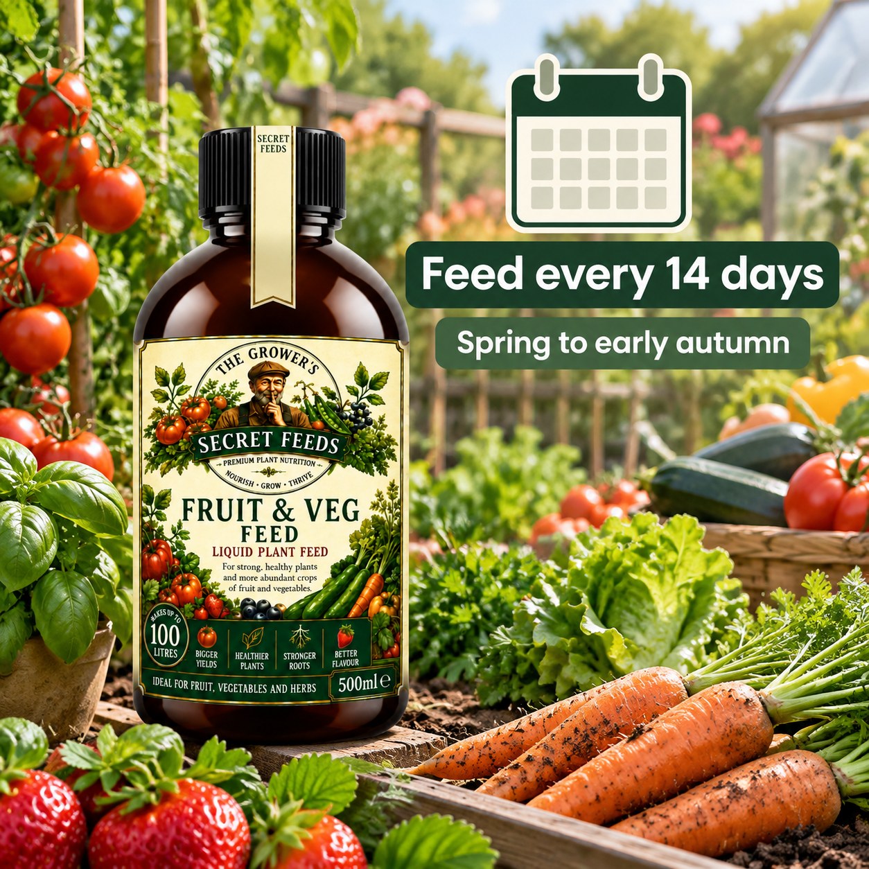 Secret Feeds Fruit & Veg Feed 500ml – when to use