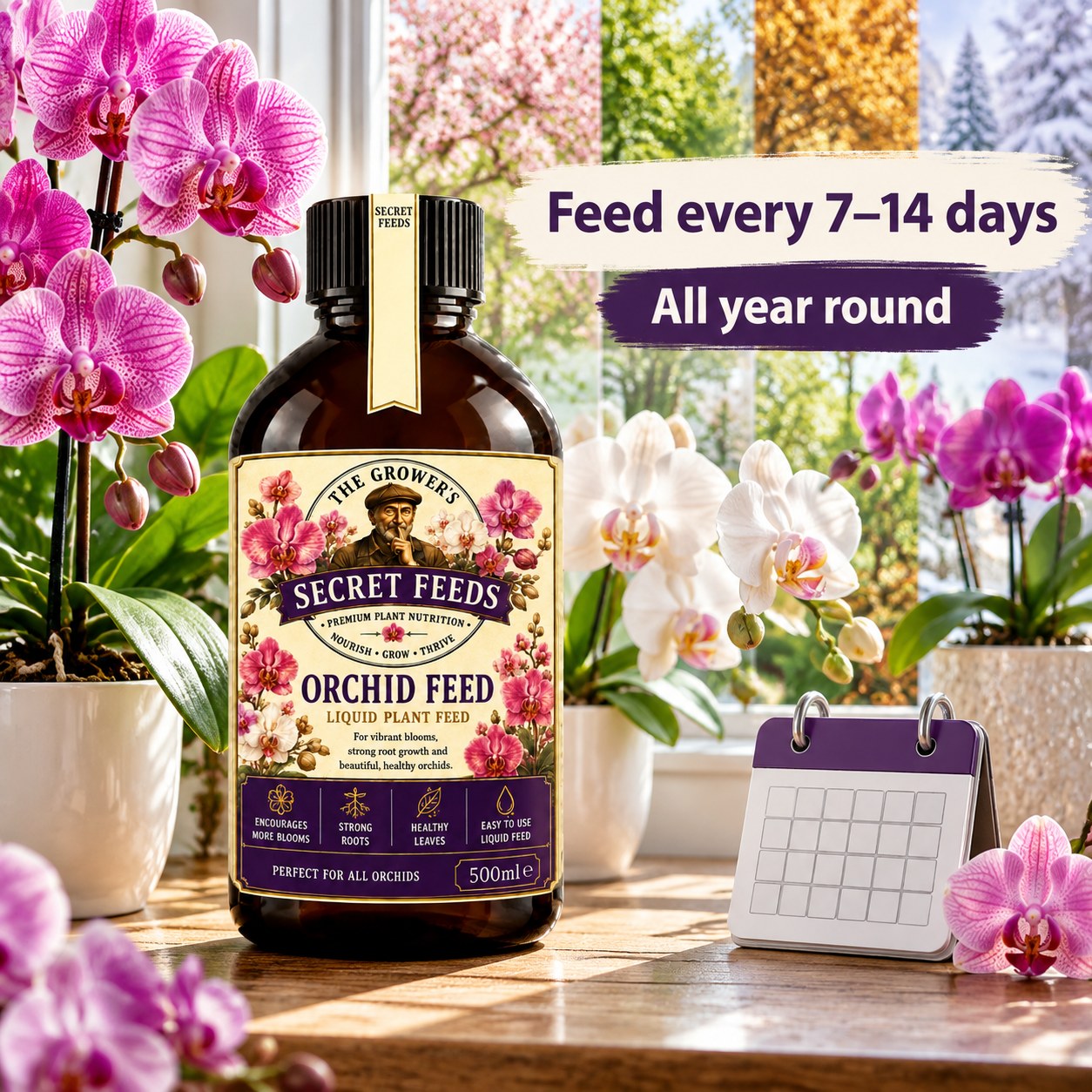 Secret Feeds Orchid Feed 500ml – when to use