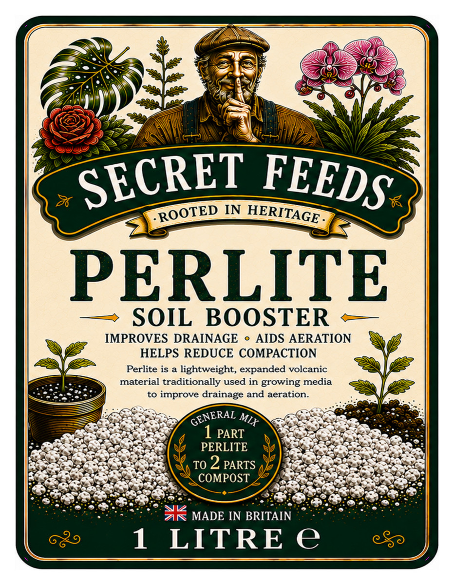 Secret Feeds Perlite 1 Litre pouch