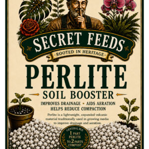 Secret Feeds Perlite 3 Litre – Soil Booster to Improve Drainage & Aeration