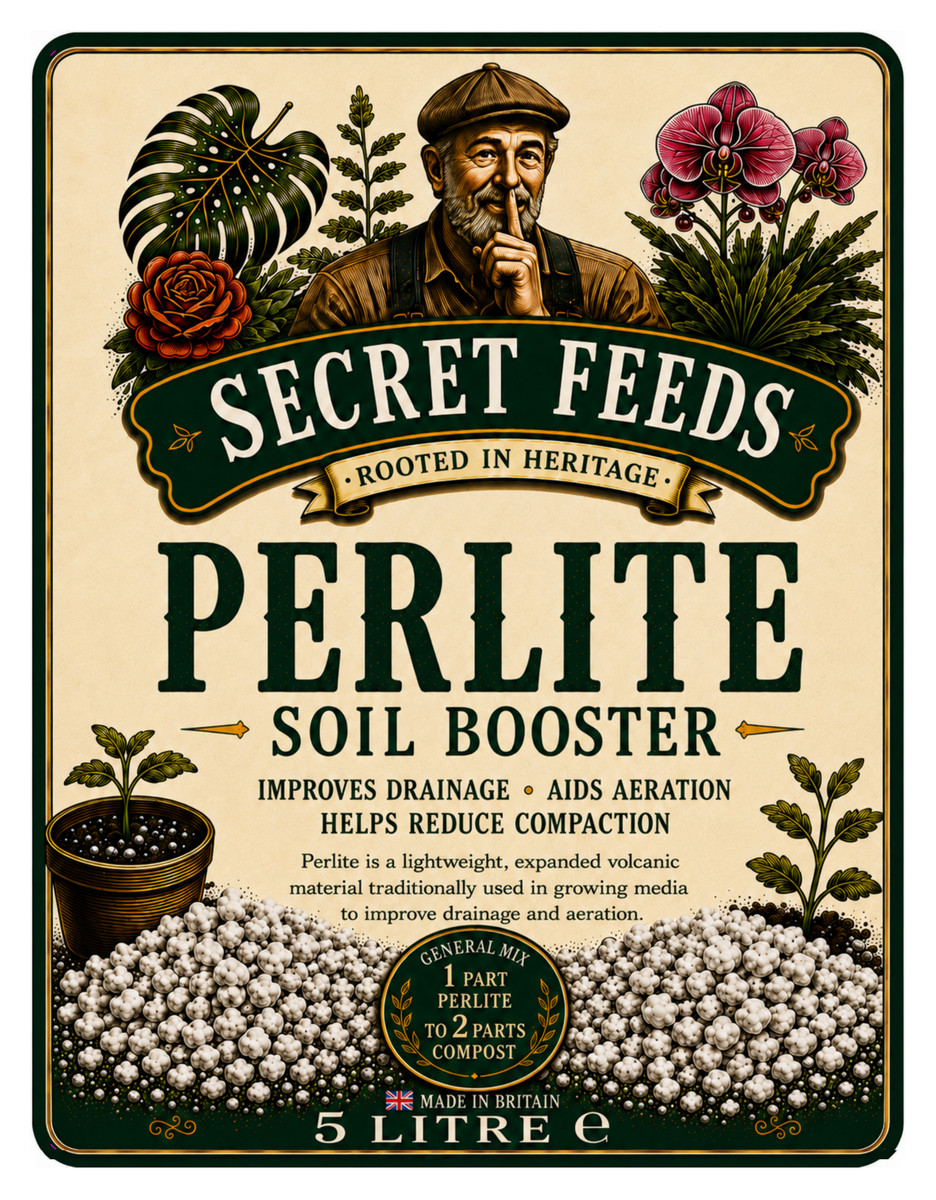 Secret Feeds Perlite 5 Litre pouch