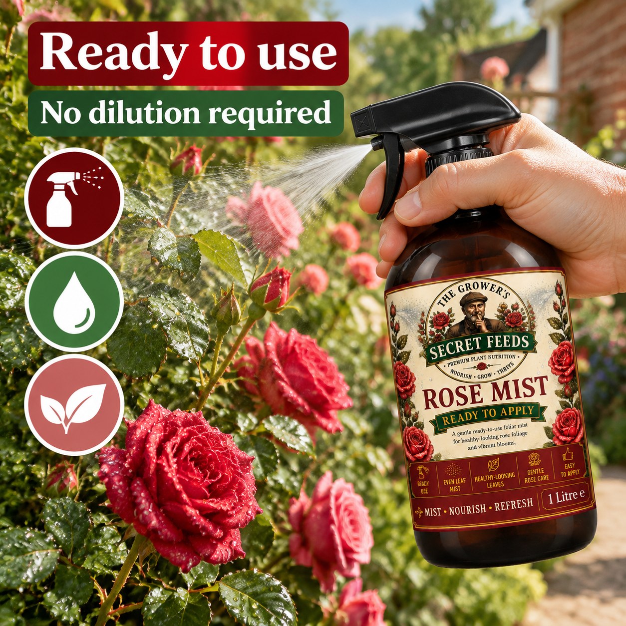 Secret Feeds Rose Mist 1 Litre – how to use