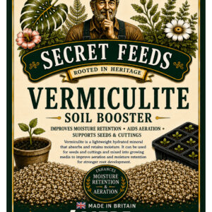 Secret Feeds Vermiculite 5 Litre – Soil Booster for Moisture Retention, Seeds & Cuttings